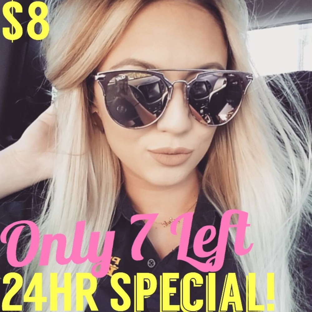 🎉SALE🎉Aviator Mirrored Sunglasses- Gray