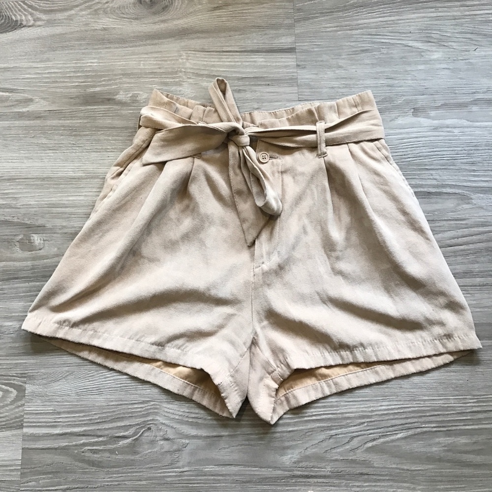 🎆4th of July SALE🎆H&M Suede High-waisted Shorts