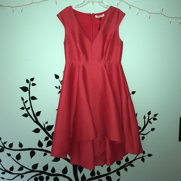 Halston Heritage Coral dress!(WITH TAGS) worn once - Picture 3 of 4