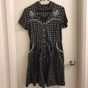 Western/Rockabilly Octopus Dress with Pockets