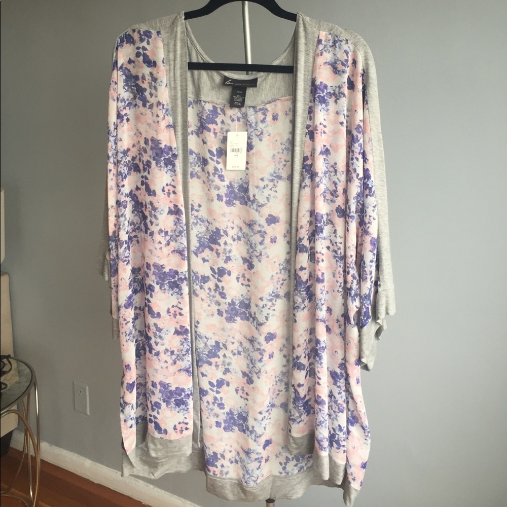 3/4 sleeve kimono
