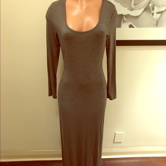 TART| slimming long sleeved maxi with slits| M - Picture 1 of 7