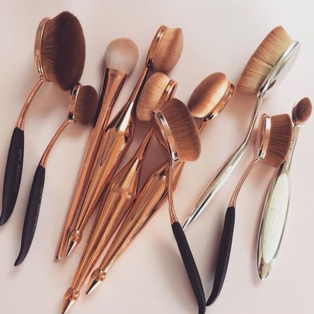 ❤️HOST PICK❤️Gold & White Premium Makeup Brushes