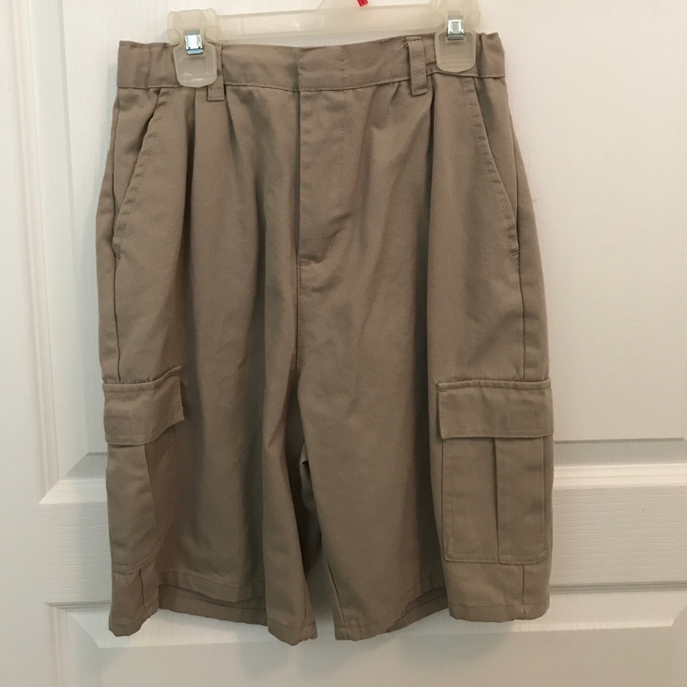 Boys khaki shorts