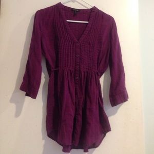 Daisy Fuentes Purple Tunic