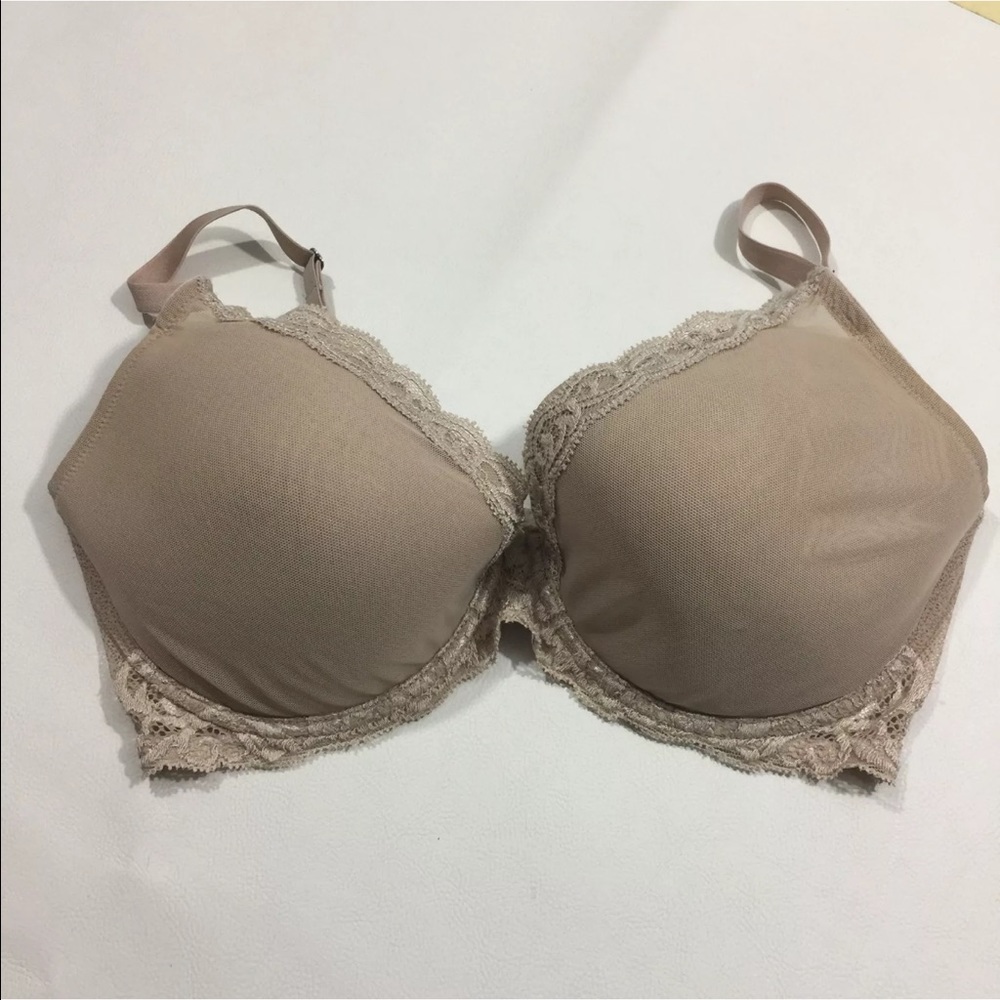 Natori Feathers Bra 34DDD Nude