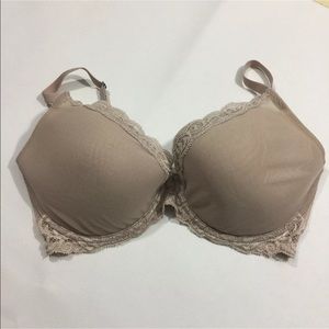 Natori Feathers Bra 34DDD Nude