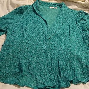 EUC Crochet Blazer