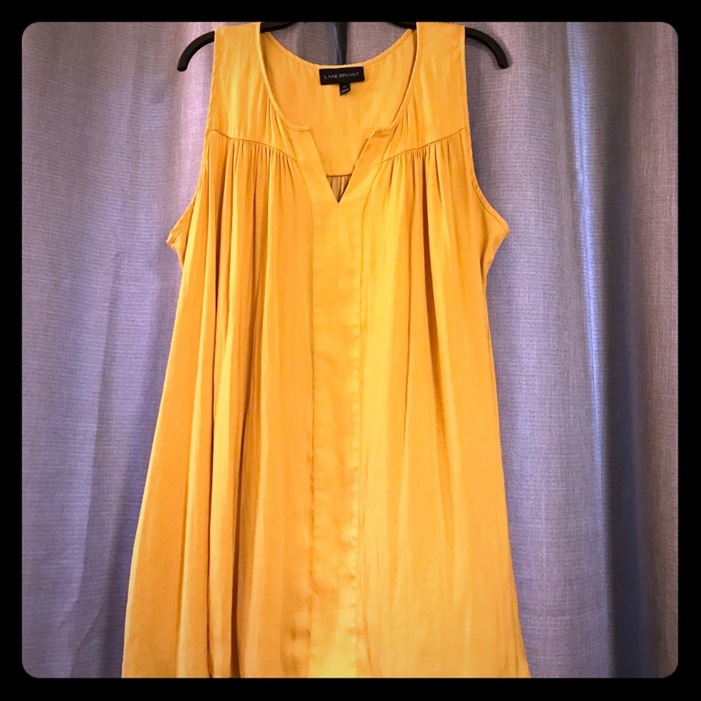 Breezy mustard yellow summer tank