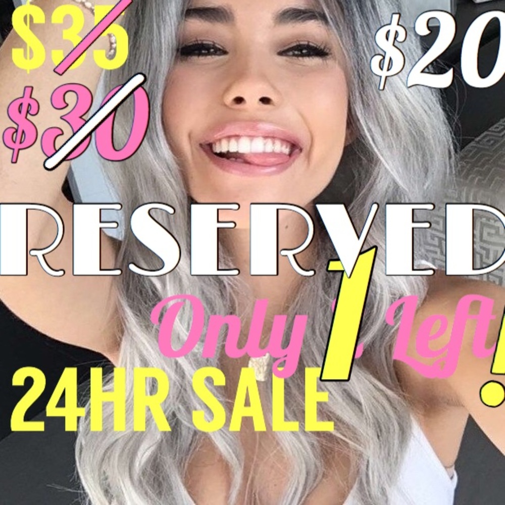 *1LEFT*The "Samantha" Grey Gorgeous Ombré Wig 26in