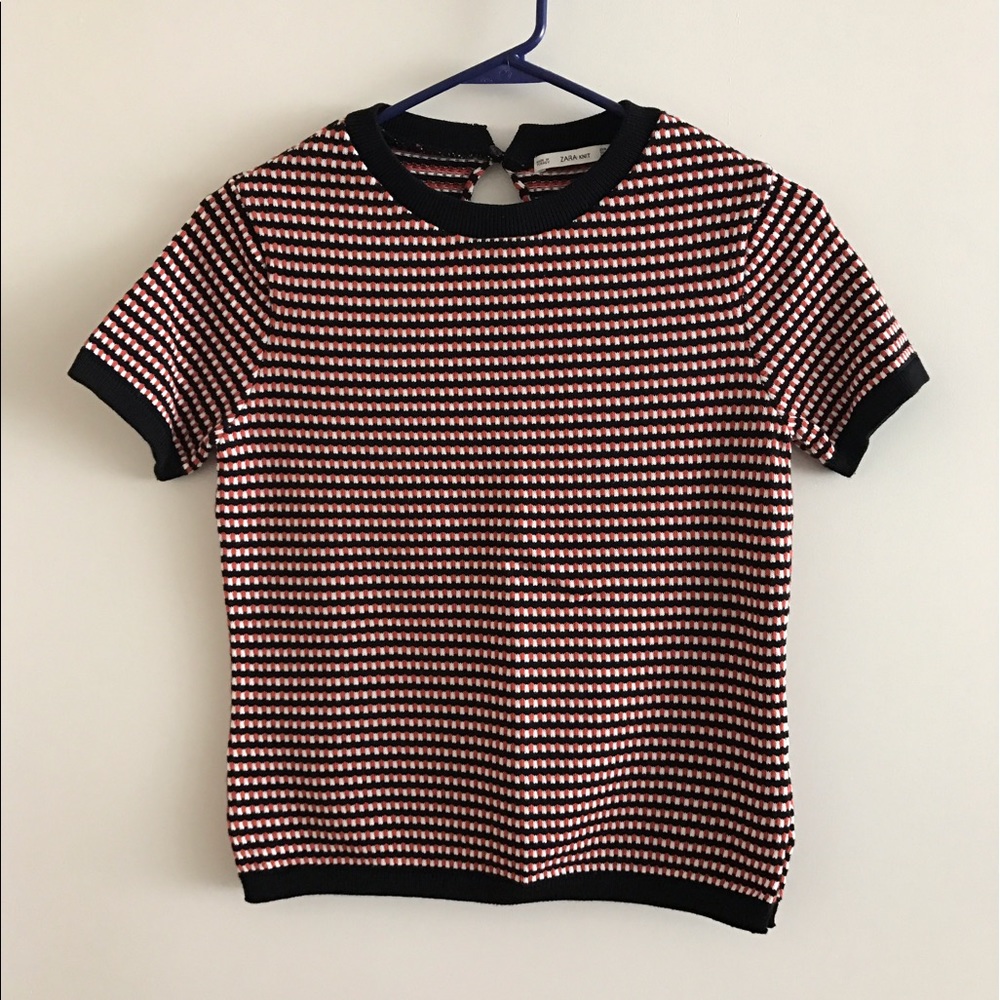 Zara knitted tee