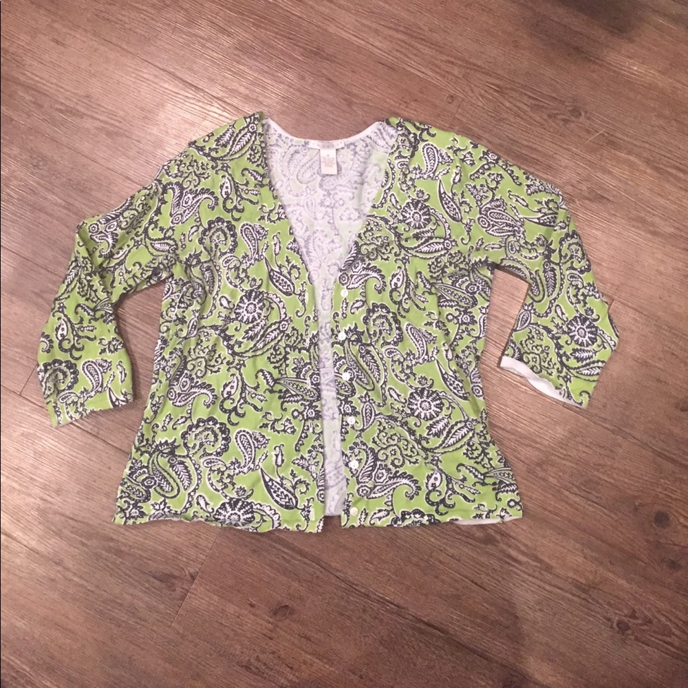 Paisley cardigan