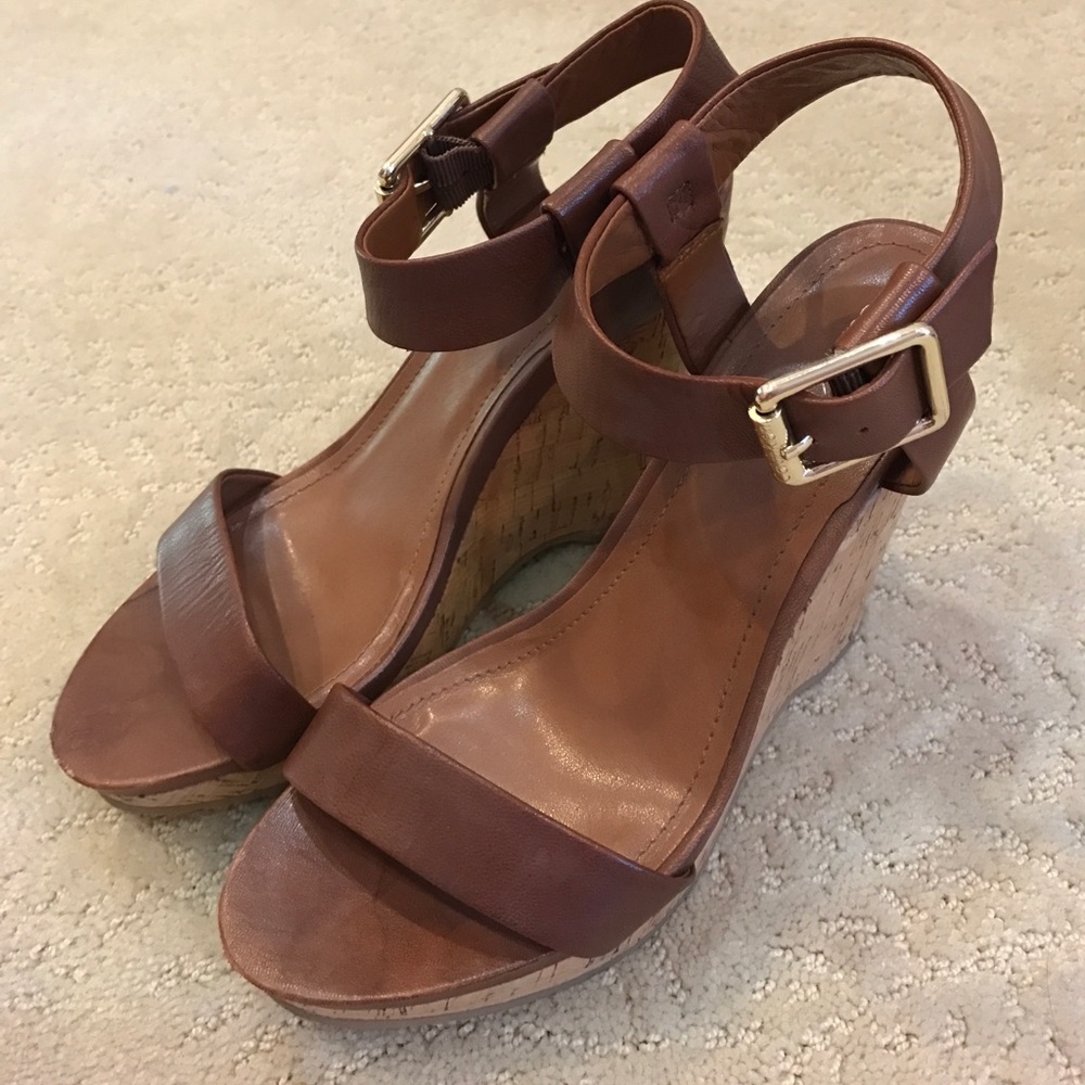 Calvin Klein Brown Wedges