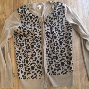 Leopard cardigan by Merona