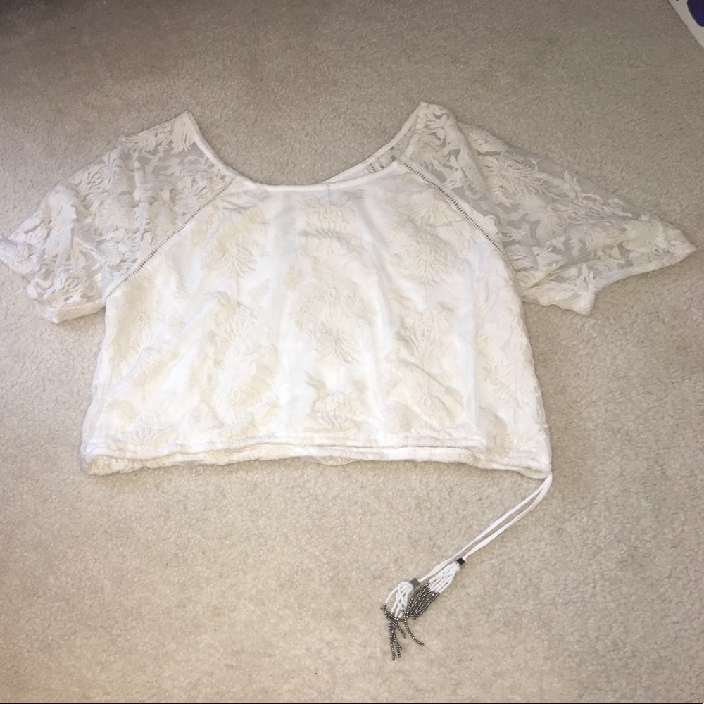 Kendall and Kylie Lace Crop Top