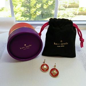 Kate Spade Round Clover Earrings