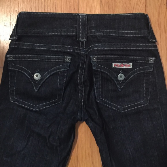 HUDSON boot cut flap pocket jeans size 25 - Picture 3 of 4