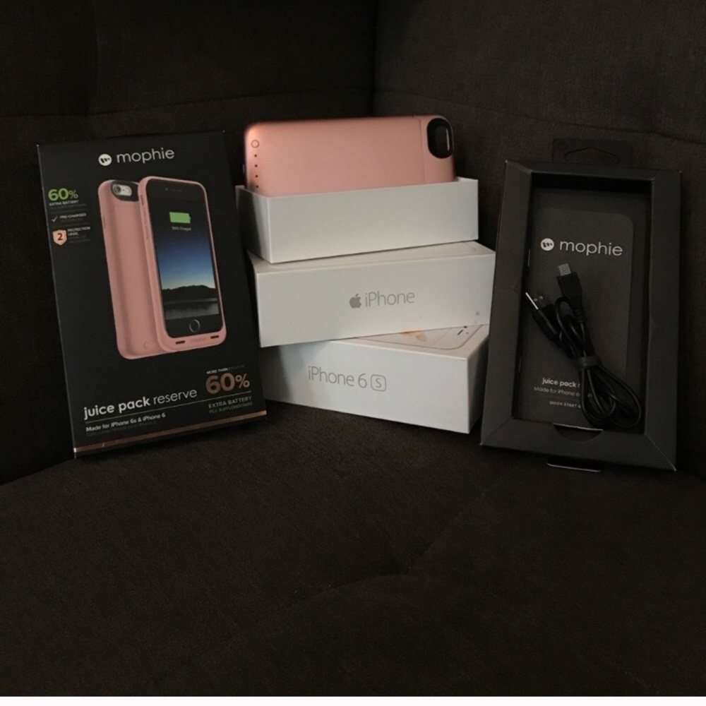 iPhone 6/6s Mophie Battery Case-Rose Gold