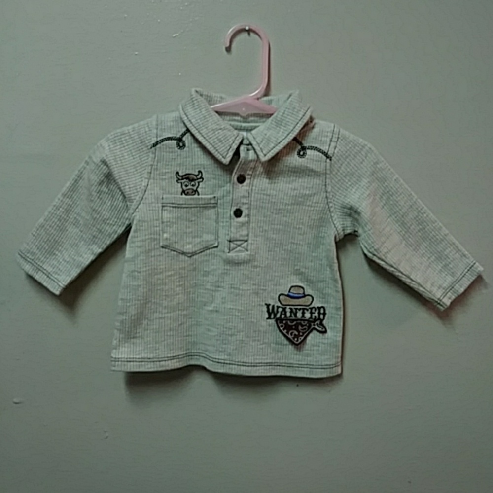 Vitamins Baby baby boys long sleeve polo shirt