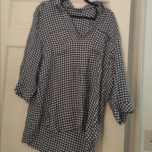 Zara gingham top