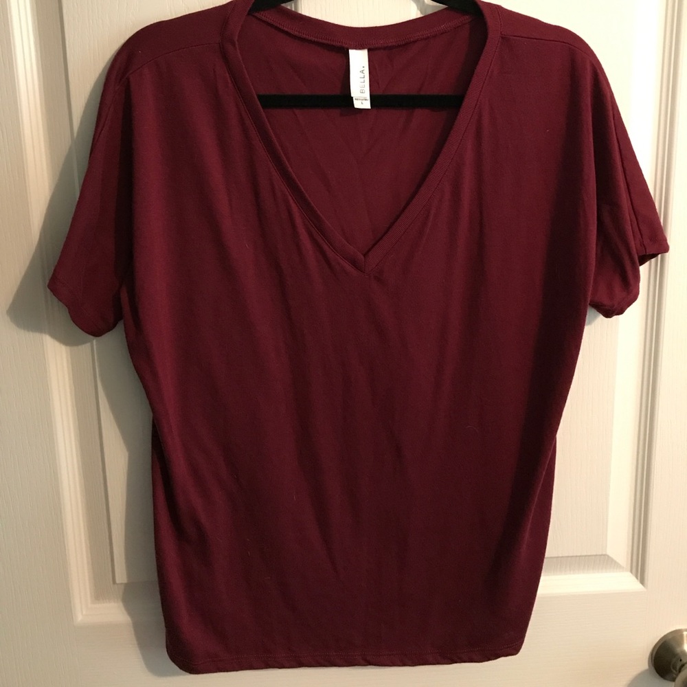 Soft, light v-neck tshirts--4 colors available!