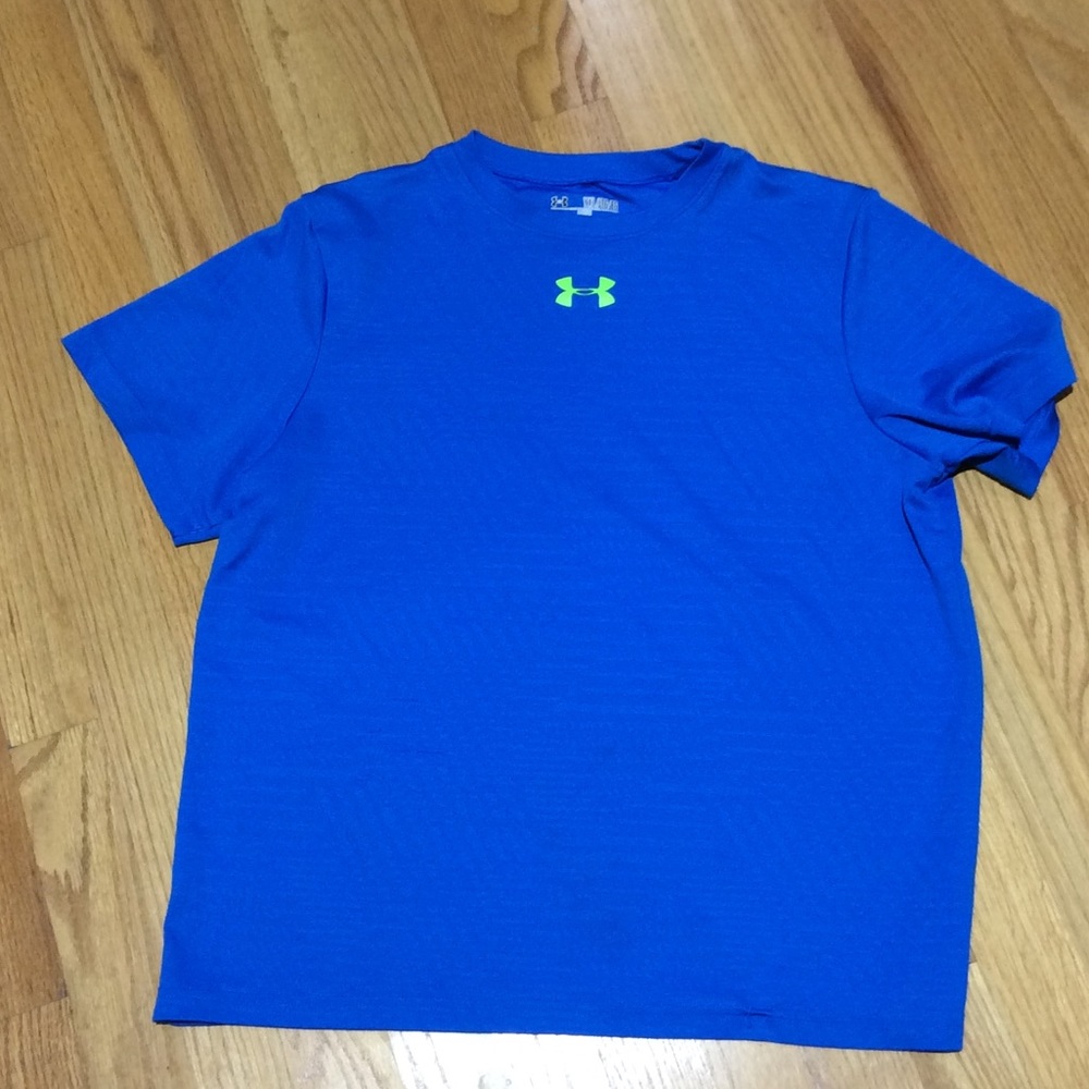 Teal Blue Under Armour Boys Tshirt