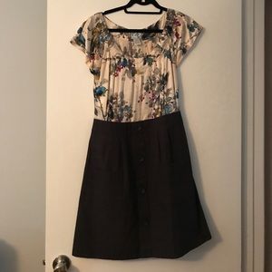 Anthropologie Flutter Sleeve Dress