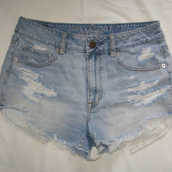 American Eagle Outfitters Pants - American Eagle Hi-Rise Festival Denim Shorts