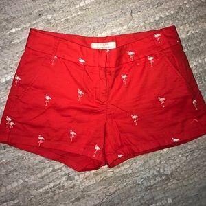 J. Crew chino flamingo shorts