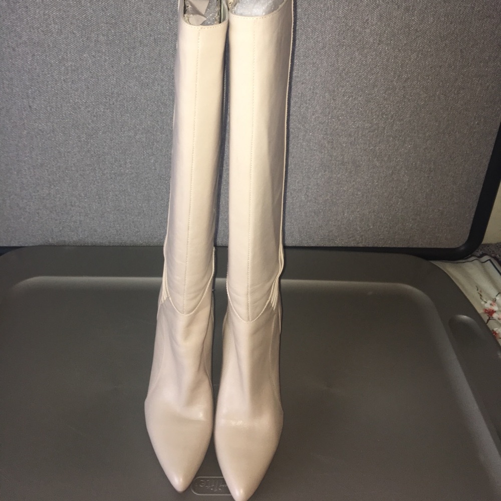Nine west tall sexy beige boots