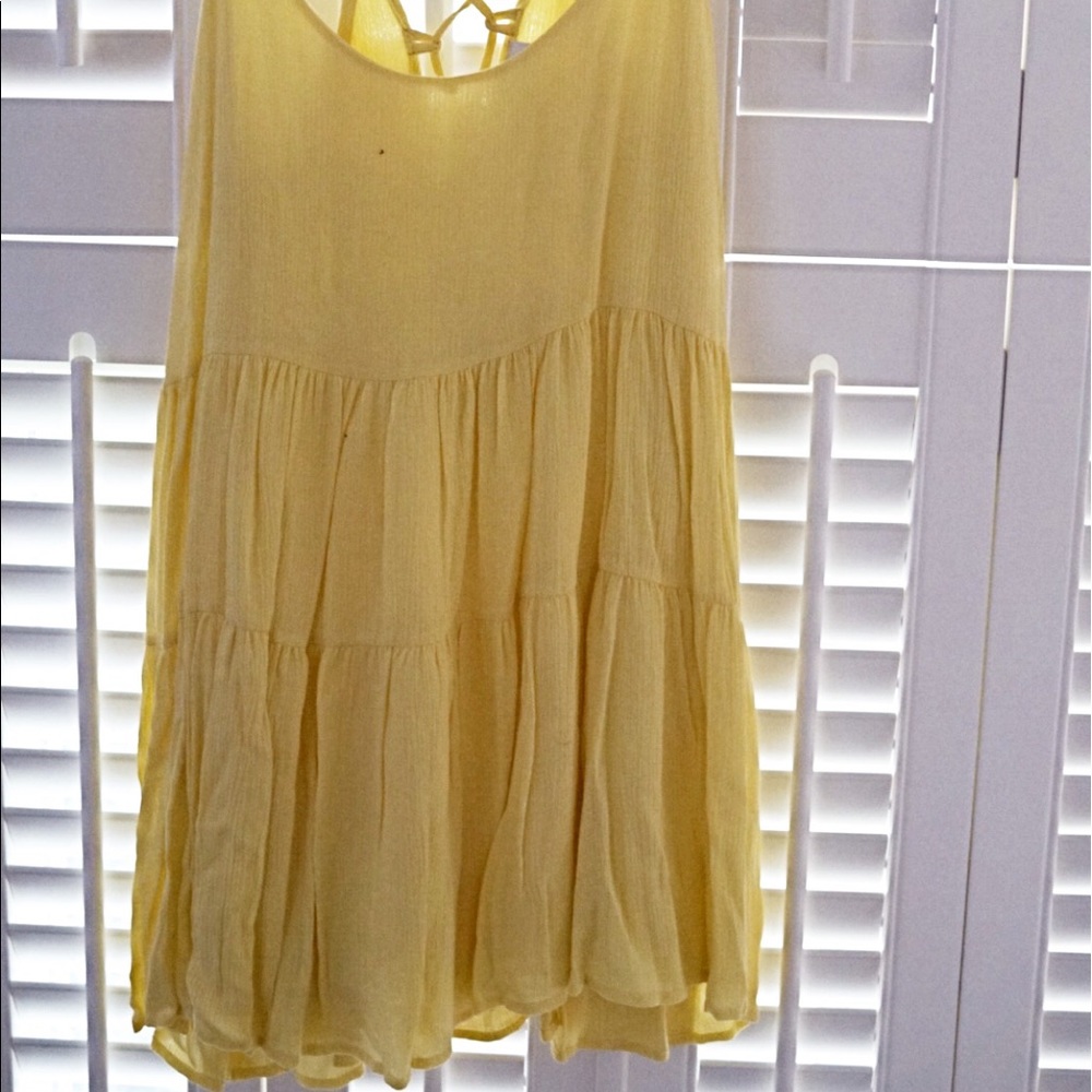 🔥 Sunshine yellow buttery soft baby doll tie back - Picture 3 of 6