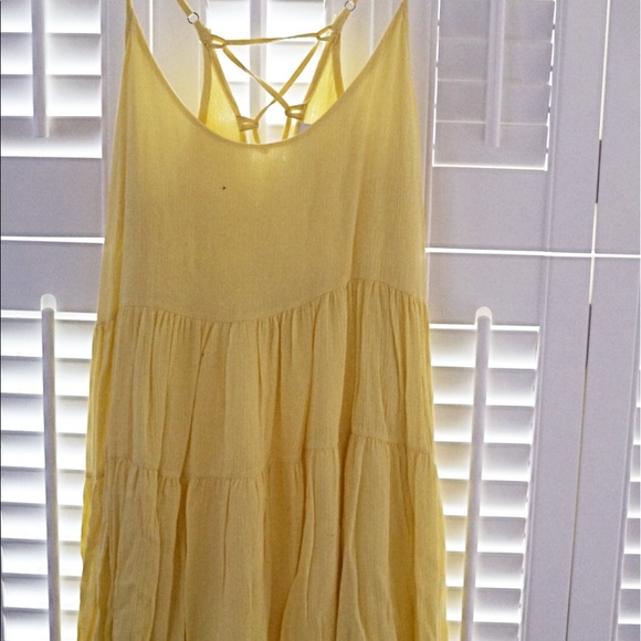 🔥 Sunshine yellow buttery soft baby doll tie back - Picture 6 of 6