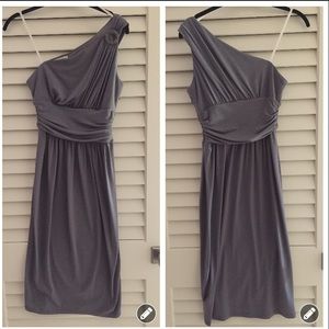 Maggy London Dresses - Gray One Shoulder Cocktail Dress | Maggy London Maggy London Dresses - Gray One Shoulder Cocktail Dress | Maggy London