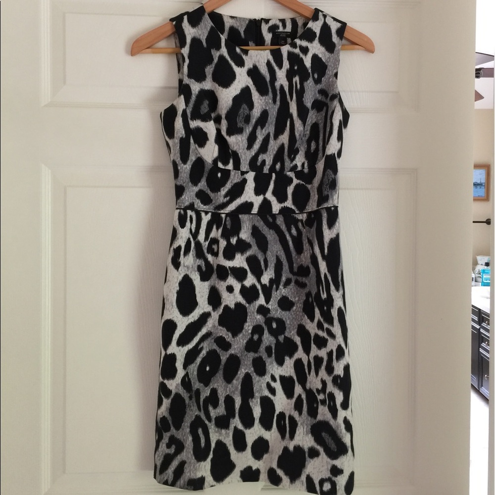 Leopard print Ann Taylor shift dress