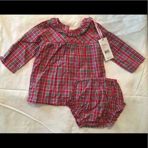 Infant Girls Dress and Bloomer (2pc Set)