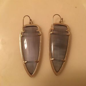 Grey Kendra Scott "Skylar" Earrings