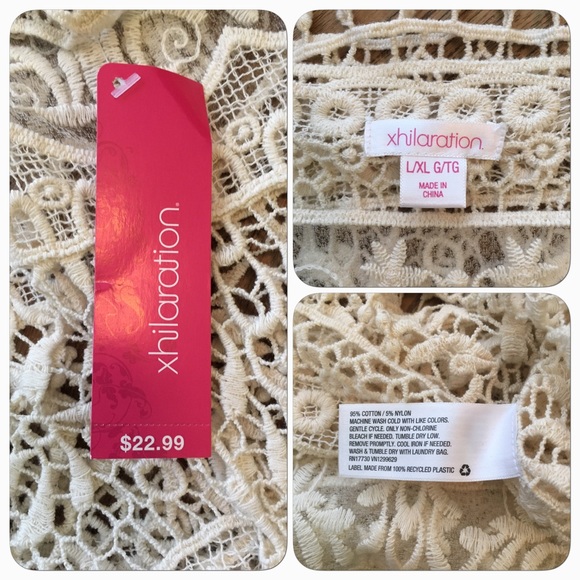 Crocheted Boxy Sheer Top - Picture 4 of 4