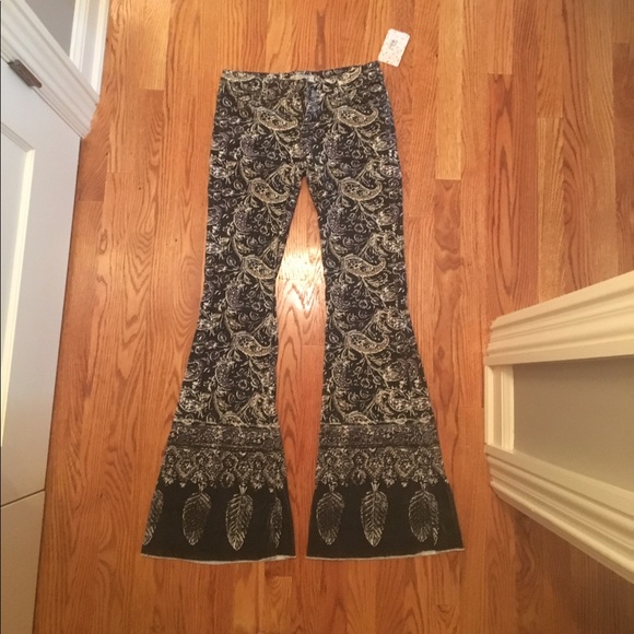 Free People Pants - Free People Flare Corduroy Pant