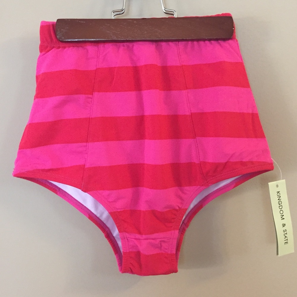 NWT Kingdom and State high waist bikini bottoms