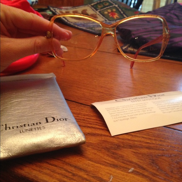 Authentic 70"s Vintage Christian Dior eye glasses - Picture 2 of 6