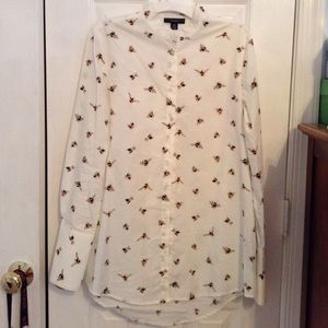 Victoria Beckham for Target bee butto down