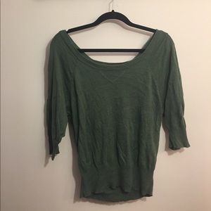 FREE with purchase Green 3/4 Sleeve Sweater