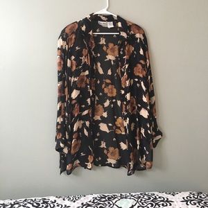 Vintage floral blouse