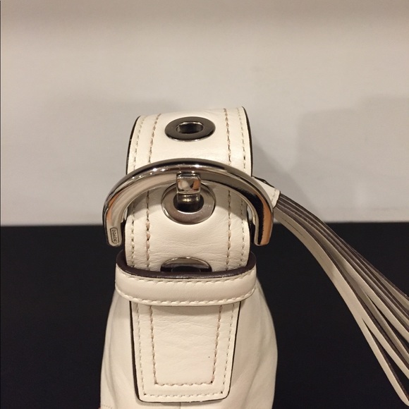 COACH - Leather Cream/White Mini Hobo - Picture 6 of 6