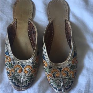 Beautiful Indian leather slippers
