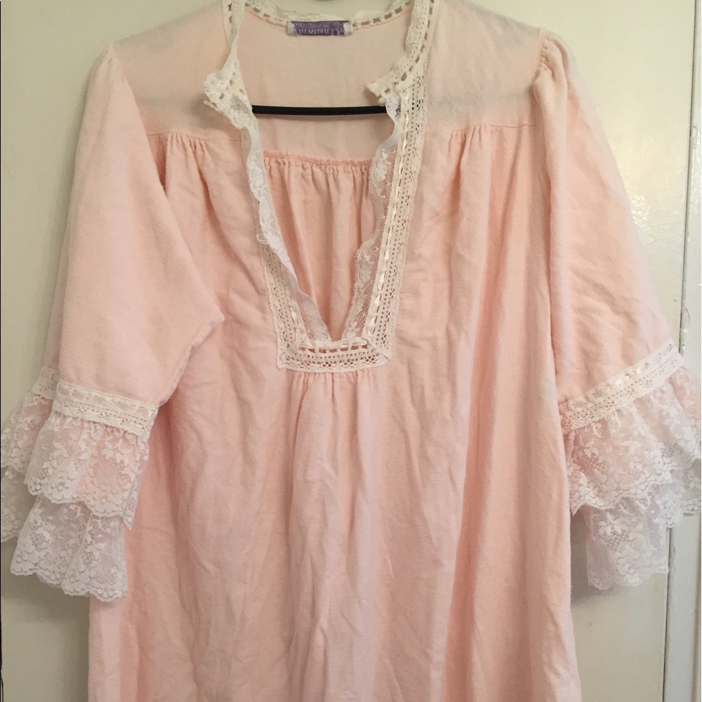 Vintage Christian Dior pale pink nightgown