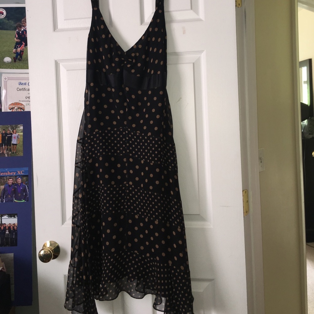 BCBG silk lined dress