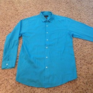 Boys Turquoise Dress Shirt, size XXL 18/20