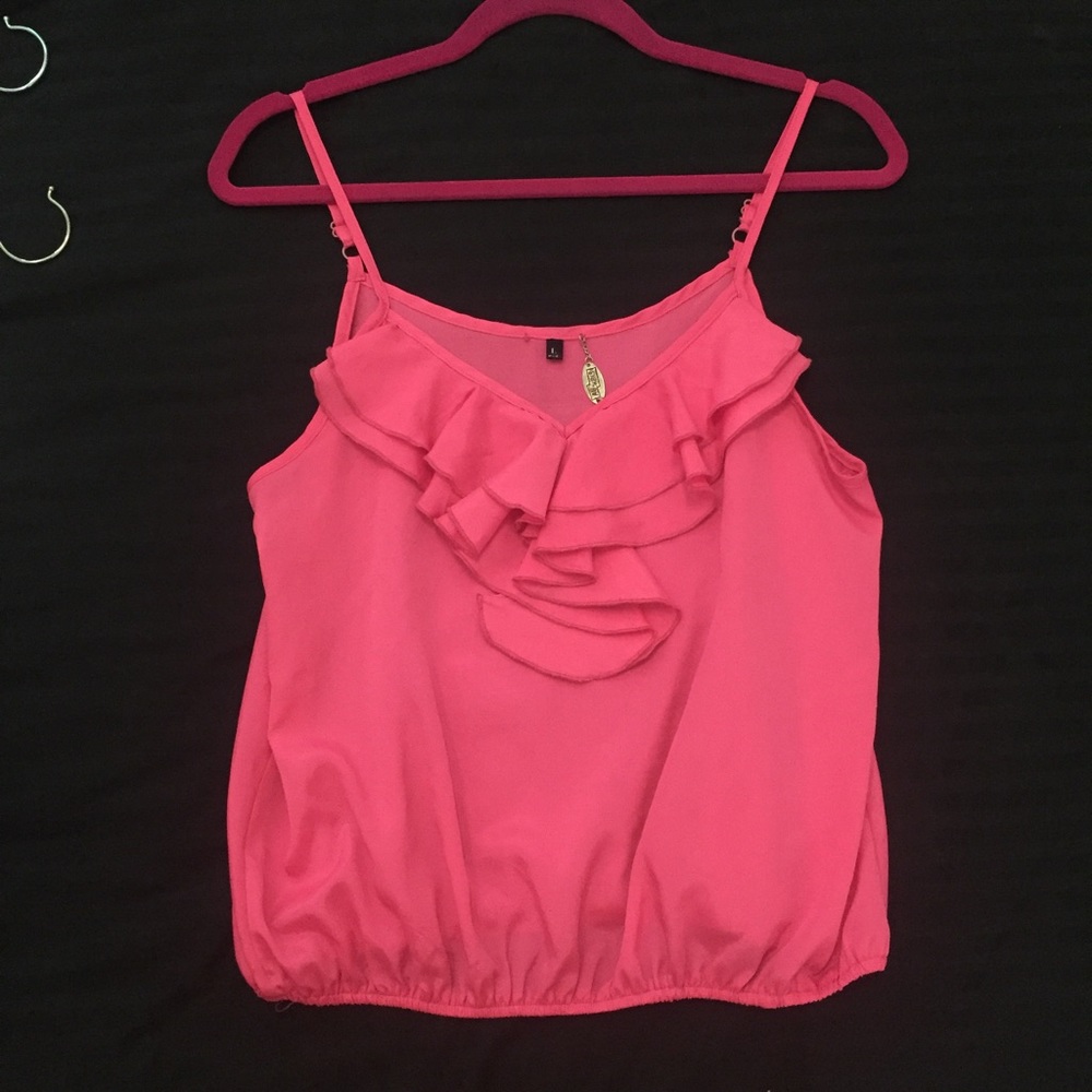 Hot pink top