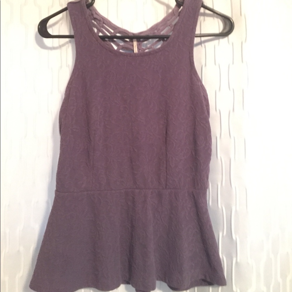 Free People Peplum Tank Top